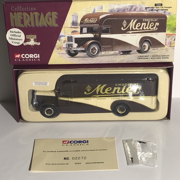 Corgi Heritage Collection France Bernard Truck Chololat Menier MIB 1:50 … - Picture 2 of 5